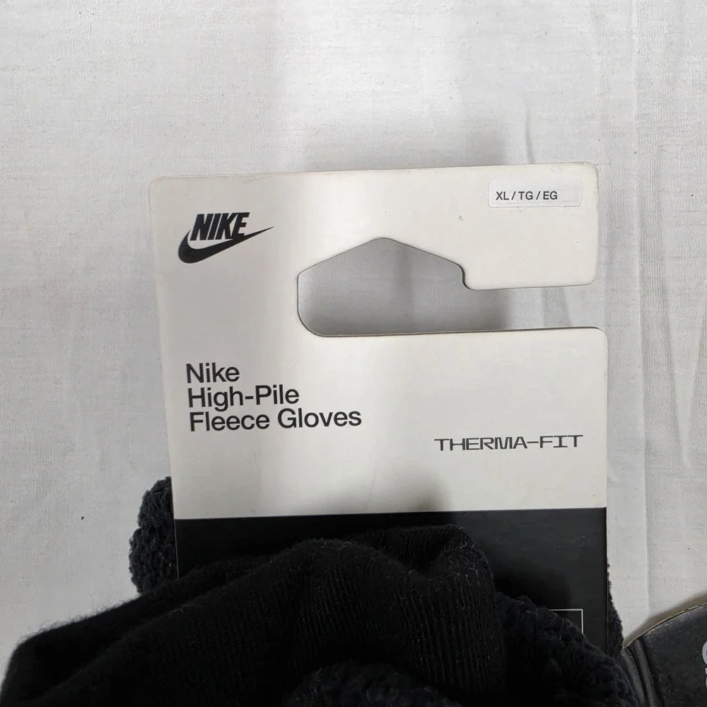 Nike High-Pile Fleece Gloves Black HM8968 081 Unisex Size XLarge
